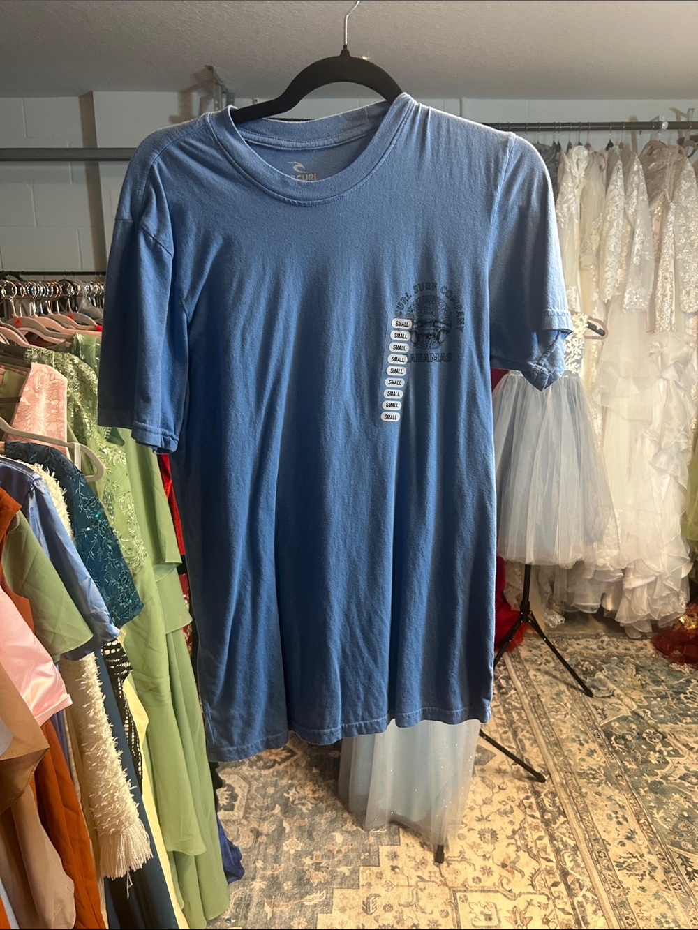 Rip Curl Light Blue Short-Sleeve Crew Tee